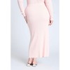 ELOQUII Maxi Sweater Skirt With Button Down Placket - 4 of 4