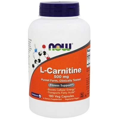 NOW Foods L-Carnitine 500 mg.  -  180 Count