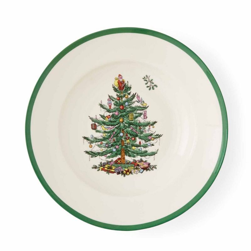 Spode Christmas Tree Soup Plates, Set of 4 - 9 Inch, 3 of 8