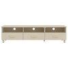 vidaXL TV Stand HAMAR Honey Brown 62.2 in.x15.7 in.x15.7 in. Solid Wood Pine - 3 of 4
