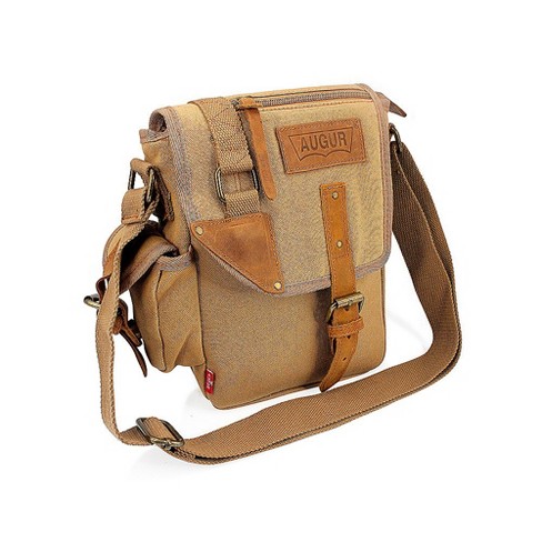 Men Vintage Crossbody Canvas Messenger Shoulder Bag School Hiking Military  Travel Satchel 