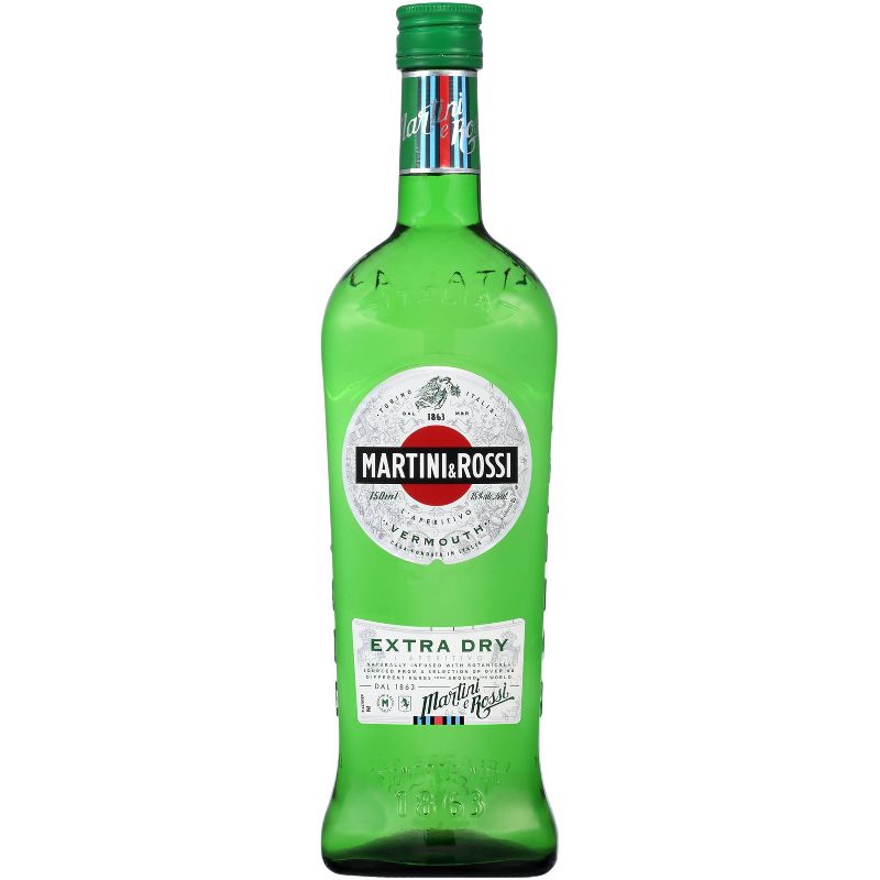 Martini &#38; Rossi Extra Dry Vermouth - 750ml Bottle, 1 of 8