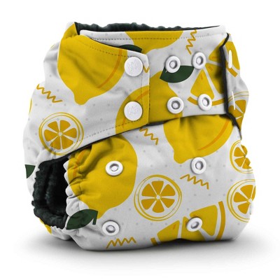 Image of Kanga Care Rumparooz OBV (Organic viscose of Bamboo Velour) One Size Pocket Cloth Diaper | Squeeze Yellow (6-40lbs)