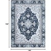 Washable Vintage Area Rug, Low-Pile Non-Slip Foldable Carpet, Soft Indoor Printed Rug for Living Room Dining Room Bedroom - 2 of 4