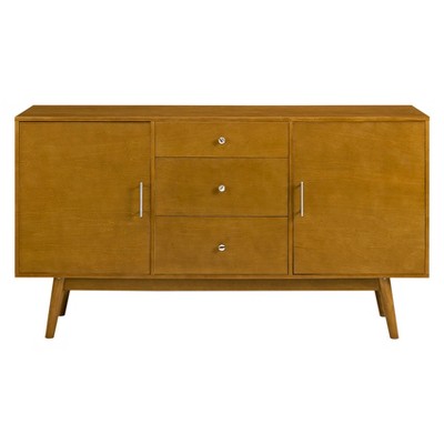 Mid-Century Modern Wood Console TV Stand for TVs up to 65" - Saracina Home