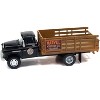 1957 Chevrolet Stakebed Truck Matt Black "Marvel Mystery Oil Co." 1/87 (HO) Scale Model Car by Classic Metal Works - 2 of 3