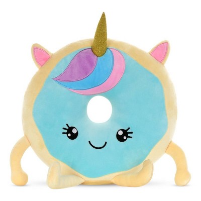 2 Scoops Unicorn Donut Shaped Plush