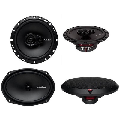 Rockford Fosgate R165X3 6.5" 90W 3 Way + 6x9" 130W 2 Way Coaxial Speakers