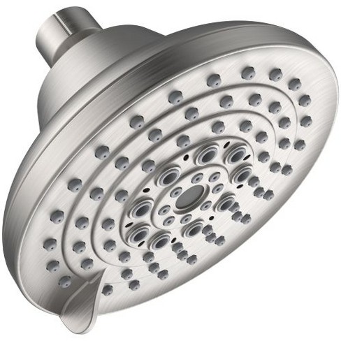 Stainless Steel Shower Head with 6 Spray Modes, Anti-Clogging, Easy to Install. - image 1 of 4