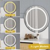 Vanity Desk, Makeup Table with Stool and Drawers, Makeup Vanity Desk with Light, for Living Room, Bedroom, Powder Room, White - 4 of 4