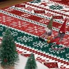 Christmas Area Rug Washable Rug Non-Slip Low Pile Farmhouse Rustic Festival Carpet - 4 of 4