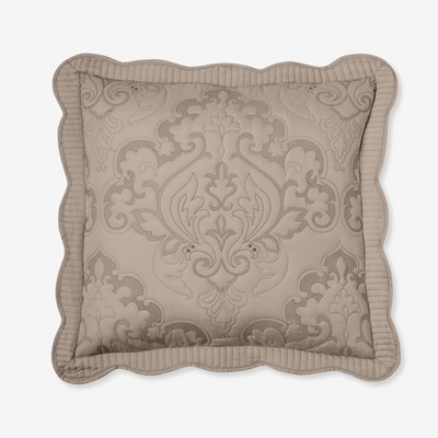 BrylaneHome Amelia Euro Sham - Euro, Taupe
