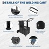 Welding Carts for Mig Welder with Wheels and Tank Storage Safety Chains,Weight Capacity 220 LBS - 3 of 4