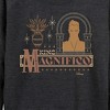 Women's - Disney - King Magnifico Lightweight French Terry Wide Neck Long Sleeve Shirt - 2 of 4