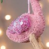 Split P Flamingo Sequin Pink Felt Ornament Pack Of 4 - 3 of 4