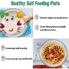 LunaLulinlk Stainless Steel Plates Set of 2, 8-inch Metal Dinner Plates for Kids Toddlers Healthy & Non-toxic, Shatterproof & Dishwasher Safe - 4 of 4