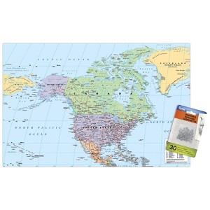 Trends International North America Map 2023 Unframed Wall Poster Prints - 1 of 4