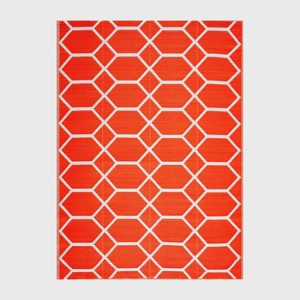 Playa Rug Miami Recycled Plastic Indoor Outdoor Folded Floor Mat - 1 of 4