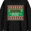 Guardians Of The Galaxy Holiday Special Christmas Theme Crew Neck Long Sleeve Black Adult Tee - 2 of 3