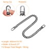 Unique Bargains Shoulder Bag Handbag DIY Iron Flat Purse Chain Strap with Buckles 2 Pcs - 2 of 3
