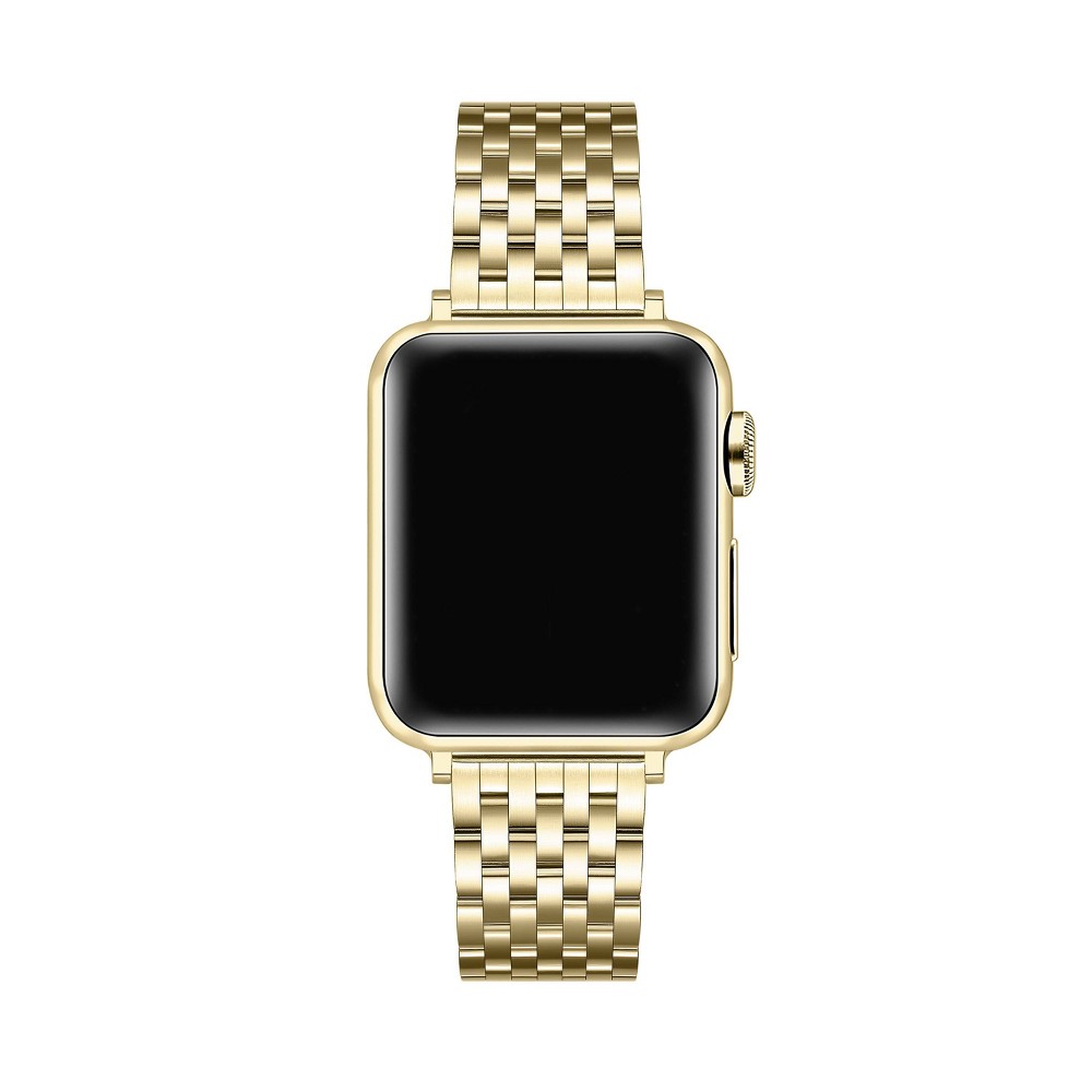 Photos - Smartwatches Posh Tech Remy Stainless Steel Band for Apple Watch - Gold: Wearable Tech Accessory