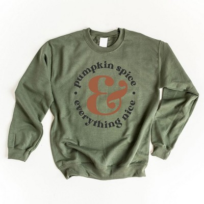 Simply Sage Market Women's Graphic Sweatshirt Pumpkin Spice Everything Nice