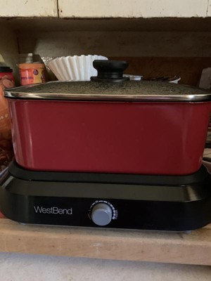 Reviews for West Bend 5 qt. Red Non-Stick Versatility Slow Cooker