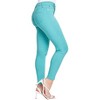YMI Women's Hyper Stretch Mid-Rise 5 Pocket Slim Fit Skinny Jeans - 3 of 4