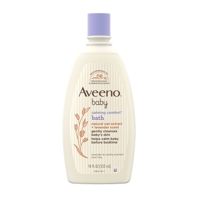 Aveeno Baby Nighttime Calming Comfort Bath, Body &#38; Hair Wash - Lavender and Vanilla Scent - 18 fl oz_3