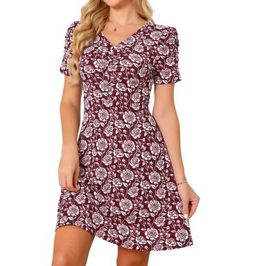 burgundy floral dress short Buy Malina Bodycon Midi Dress In Brown for Women Online in India main image 1