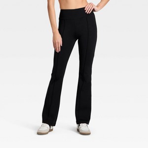 Women's High-Rise Fleece Lined Winter Flare Leggings - All In Motion™ - 1 of 4