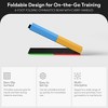 BalanceFrom 8 Foot Folding Balance Gymnastics Beam with Anti Slip Bottom and Carrying Handles for Rehabilitation, Recovery, and Gymnasts, Multicolor - 3 of 4