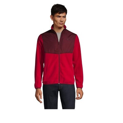 lands end fleece pea coat
