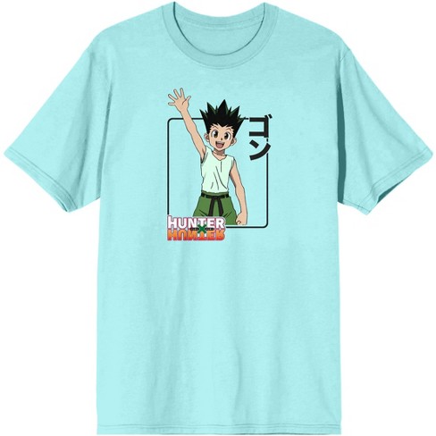 Hunter X Hunter Gon Freecss Kanji Logo Men's Celadon T-shirt : Target