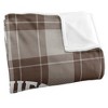 St. Bonaventure University Campus Plaid Spirit Silky Touch Super Soft Throw Blanket 50x60 - 3 of 4