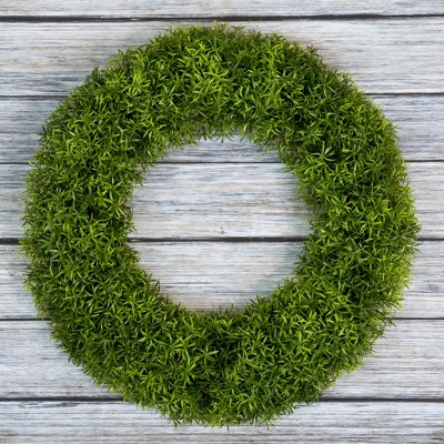 Round Grass Wreath 20" - Pure Garden