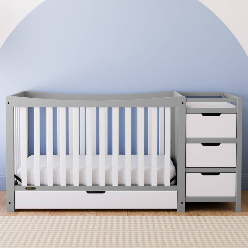 Graco Remi 4-in-1 Convertible Crib and Changer, 3 of 15