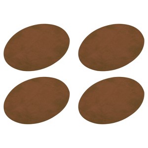 Unique Bargains Oval Elbow Knee Iron-on Repair Patches for Clothing 4 Pcs - 1 of 4