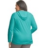 Hanes Just My Size Women's Full-Zip Slub Hoodie (Plus Size) - 3 of 3