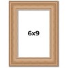 PosterPalooza | Photo Size Weathered Yellow Picture Frame - UV Acrylic, Foam Board Backing, Hanging Hardware - 2 of 4