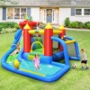 Infans Inflatable Bouncer Water Climb Slide Bounce House Splash Pool w/ Blower - 3 of 4