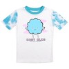 Cozy Club Youth Girls Blue & White Wash Short Sleeve Shirt & Sleep Pants Set - 2 of 4