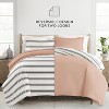 Stripe Pattern Premium Ultra Soft 2PC/3PC Duvet Cover & Shams Set, Easy Care - Becky Cameron (Shams Included) - 3 of 4