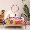 Deny Designs 3pc Full Doodle By Meg Juice Box Print Kids' Comforter and Sham Set - 3 of 4