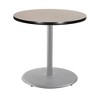 Hampden Furnishings 36" Bennet Collection Round Dining Table Gray/Gray Nebula - 2 of 4