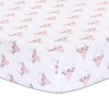 The Peanutshell Meadow Baby Crib Bedding Set - Pink Floral - 3pc - 3 of 4