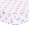 The Peanutshell Meadow Baby Crib Bedding Set - Pink Floral - 3pc : Target