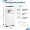 Costway 8000 BTU Portable Air Conditioner  3 in 1 Air Cooler with Fan & Dehumidifier 5000 BTU(8000BTU ASHRAE) - 3 of 4