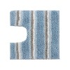 Home Weavers Glamour Collection 100% Polyester Microfiber Bathroom Rug, Non Slip Bath Mat Water Absorbent Soft Microfiber Shaggy Mat Machine Washable - 2 of 4