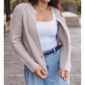 Women's Charlotte Button-Up Knit Cardigan - MIRACLE - 1 of 4